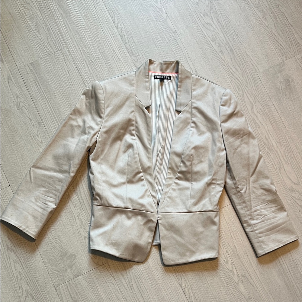 Express Light Tan Women's Blazer